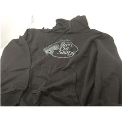 Black Hoodie- Small Hole in Stitching in hood (2XL)