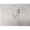 Image 3 : Natural Reflections White Fleece Zip Up- 1X ( Right Side Tie is torn)