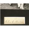 HISTORICAL: JOHN L BURNS (1793-1872). Autograph professionally framed.