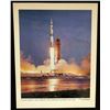 Image 1 : THE LAUNCH OF APOLLO 11, 1969 LITHOGRAPH.