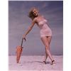 ANDRE DE DIENES (1913-1985): MARILYN MONROE Polka Dot Umbrella, Tobay Beach, 1949