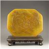 Image 1 : Chinese Shoushan Stone Statue - Dragon & Phoenix.
