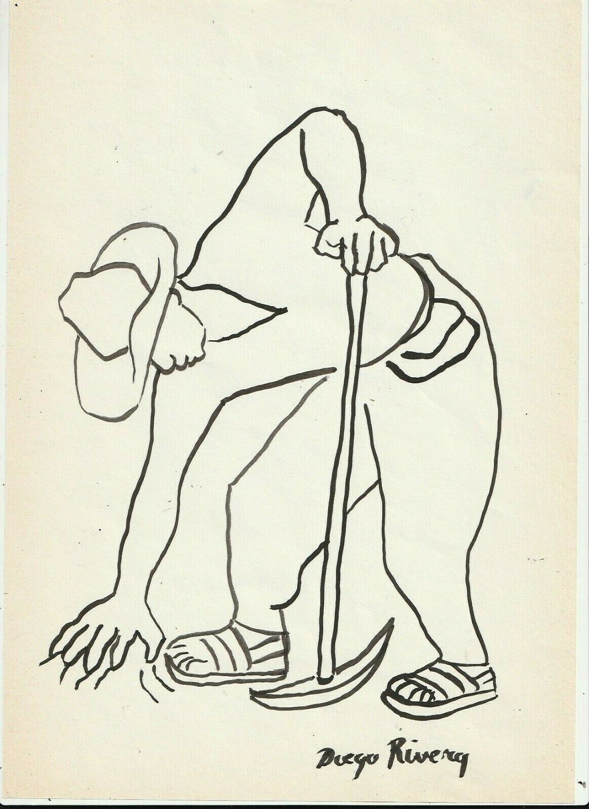 DIEGO RIVERA DRAWING.