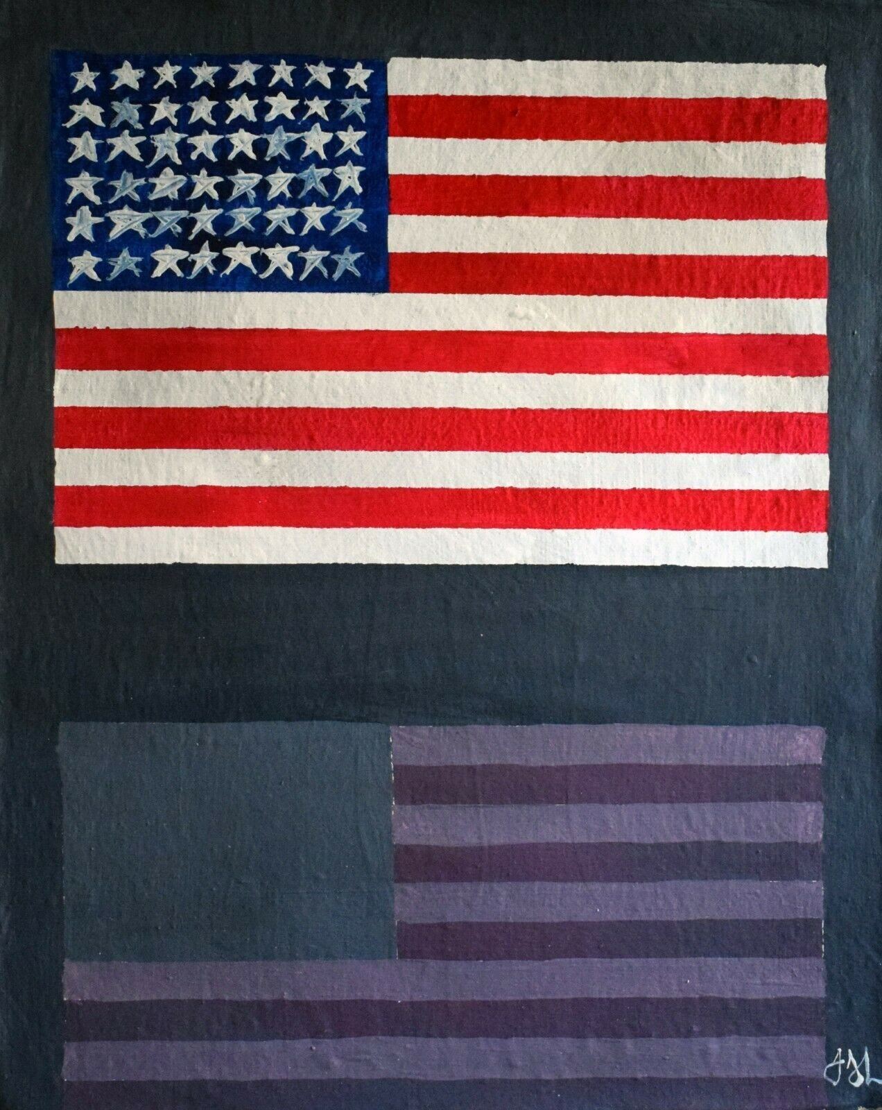 JASPER JOHNS FLAG PAINTING JASPER JOHNS FLAG PAINTING