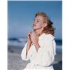 ANDRE DE DIENES (1913-1985): MARILYN MONROE in dressing gown, Tobay Beach, 1949