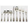 Image 1 : WALLACE GRAND BAROQUE STERLING FLATWARE FOR 12.