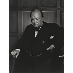 YOUSUF KARSH (Canadian, 1908-2002): Winston Churchill.