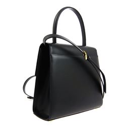 GIVENCHY Logos 2way Hand Bag with Gold Hardware