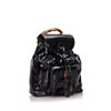 Image 1 : Gucci Bamboo Patent Leather Drawstring Backpack