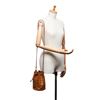 Image 10 : MCM Visetos Leather Drawstring Bucket Bag