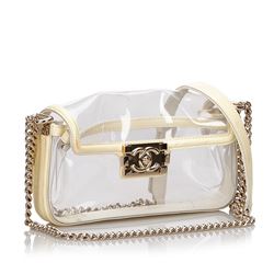 Chanel Clear Vinyl Chain Boy