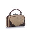 Image 1 : Prada Canapa Canvas Crossbody Bag