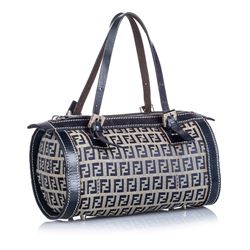 Fendi Zucchino Canvas Handbag