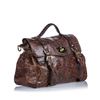 Image 1 : Mulberry Animal Print Leather Alexa Satchel