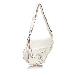 Dior Leather Saddle Bag