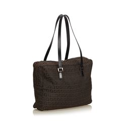 Fendi Zucchino Jacquard Shoulder Bag