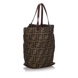 Fendi Zucca Canvas Tote Bag
