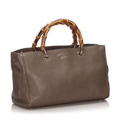 Gucci Bamboo Leather Shopper