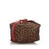 Image 1 : Fendi Leopard Print Canvas Vanity Bag