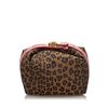 Image 2 : Fendi Leopard Print Canvas Vanity Bag