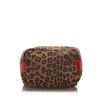 Image 3 : Fendi Leopard Print Canvas Vanity Bag