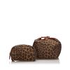 Image 9 : Fendi Leopard Print Canvas Vanity Bag