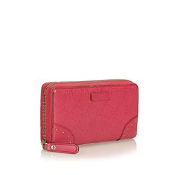 Gucci Guccissima Leather Long Wallet