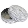 Image 3 : India Arts & Crafts Beaded Pearl Jewel Box Trinket Case