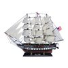 Image 1 : Wooden USS Constitution Tall Model Ship 24"