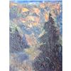 Image 1 : Oil On Board Painting Pine Trees