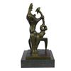 Image 1 : MOTHER & CHILD (1954) by Henry Moore Abstract Bronze Bench Sculpture 12" x 7