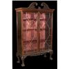 Image 1 : Chippendale-style Mahogany Bookcase Cabinet