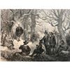 Image 2 : 19thc Engraving, The First Sunday At New Haven