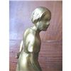 Image 3 : Vintage Cold Painted Bronze Figure of a Young Woman