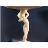 Image 2 : Art Deco Nude Cambridge Glass Crown Tuscan Compote Pedestal