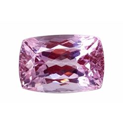 Huge 43ct Certified Natural Pink Cushion Cut Brazilian