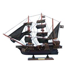 Wooden Black Bart's Royal Fortune Model Pirate Ship 20"