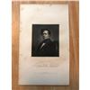 Image 1 : 19thc Steel Engraving of Franlin Pierce, 14th President of The United States