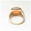 Image 3 : Modern 4.25ct Orange Carnelian 14kt Gold Ring