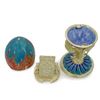 Image 2 : Moscow Kremlin on Double-Head Eagle Royal Inspired Russian Egg 4.25 Inches