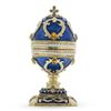 Image 1 : Rising Cross Green Enamel Royal Inspired Russian Egg