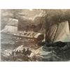 Image 2 : 19thc Civil War Engraving, Sinking of Confederate Schooner By Federal Schooner