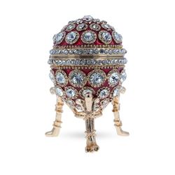 Round Crystals Royal Inspired Russian Egg 2.6 Inches