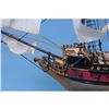 Image 6 : Blackbeard's Queen Anne's Revenge Model Pirate Ship 36" - White Sails
