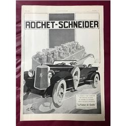 Original 1920's Rare French Automobile Advertisements