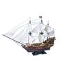 Image 1 : Captain Kidd's Black Falcon Limited Model Pirate Ship 36" - White Sails