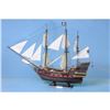 Image 2 : Captain Kidd's Black Falcon Limited Model Pirate Ship 36" - White Sails