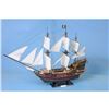Image 3 : Captain Kidd's Black Falcon Limited Model Pirate Ship 36" - White Sails