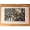 Image 1 : 19thc Engraving, Revolutionary War Scene, The Retreat of the British from Concord Massachusetts