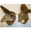Image 2 : Vintage Brass Butterfly Bookends